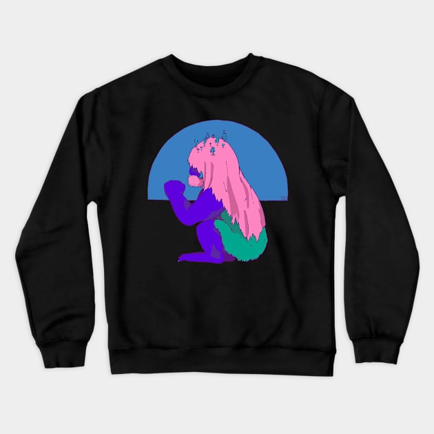 Troll Crewneck Sweatshirt by hearthfiredraws